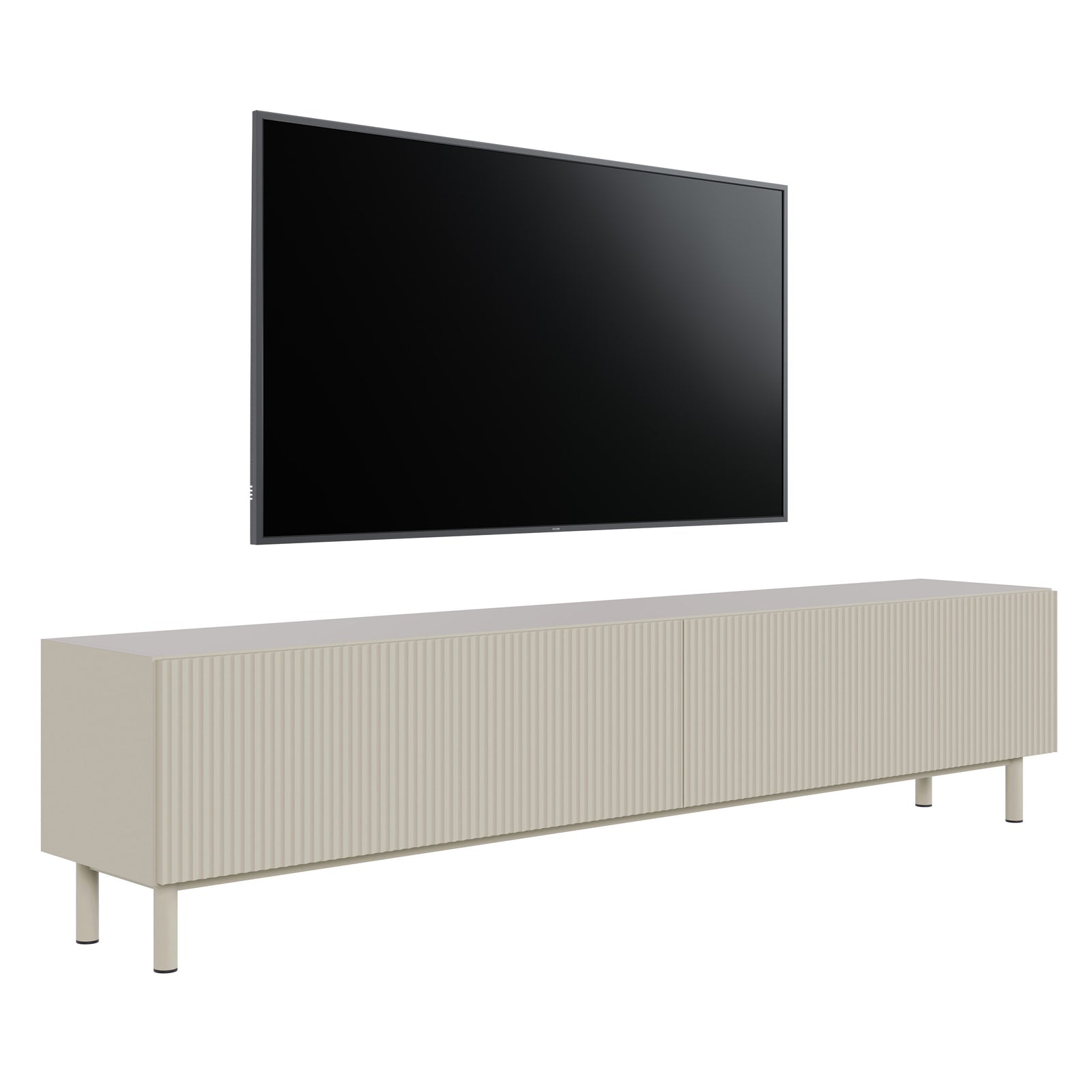 TV staliukas GREYA, pilkas, 175 cm