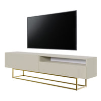 TV spintelė GREYA, 175 cm, smėlinė