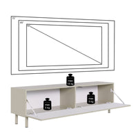 TV staliukas GREYA, pilkas, 140 cm
