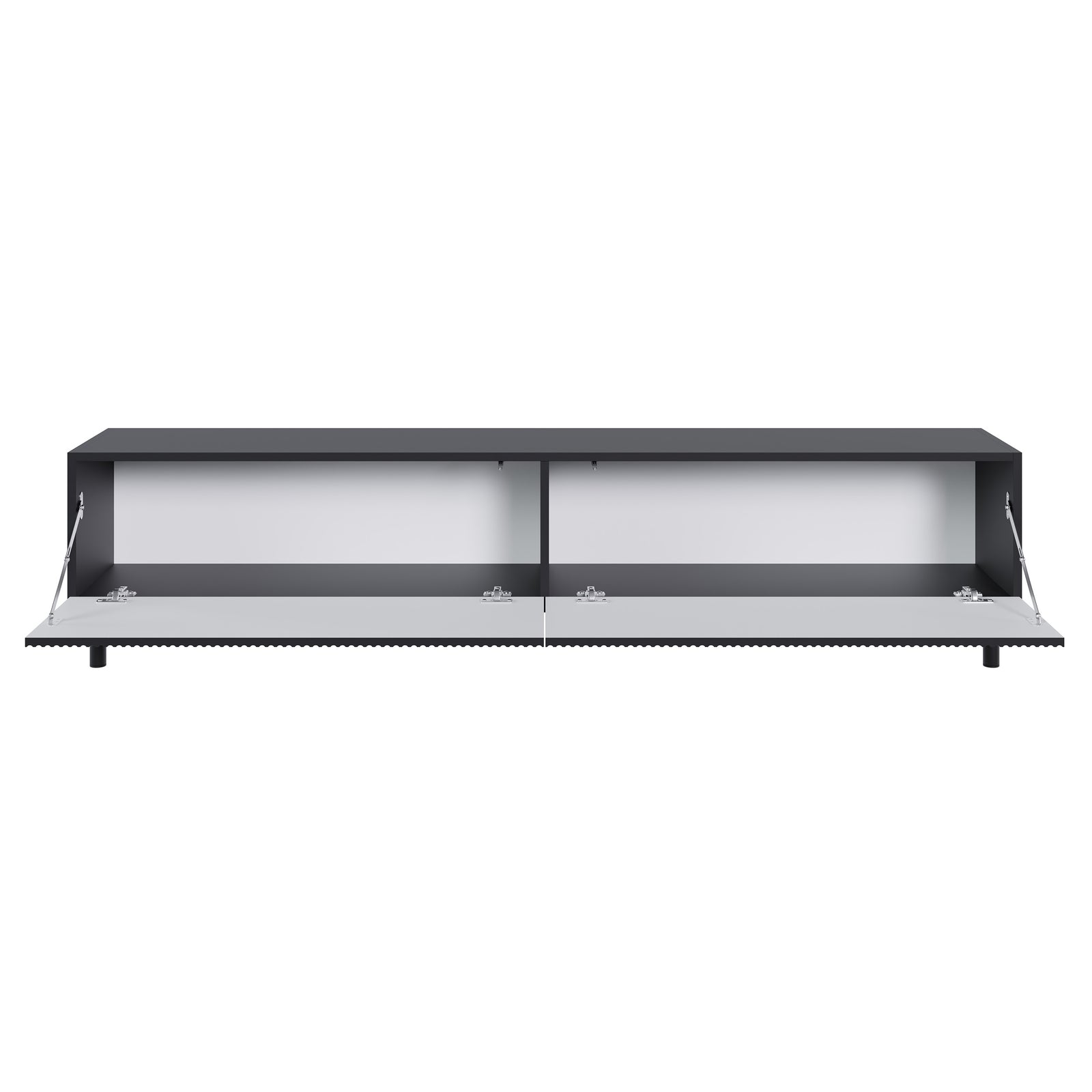 TV staliukas GREYA, juodas, 175 cm