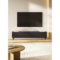 TV staliukas GREYA, juodas, 175 cm