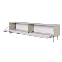 TV staliukas GREYA, juodas, 175 cm