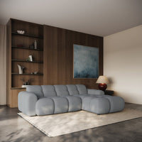 Kampinė sofa-lova VENTELLO, pilka