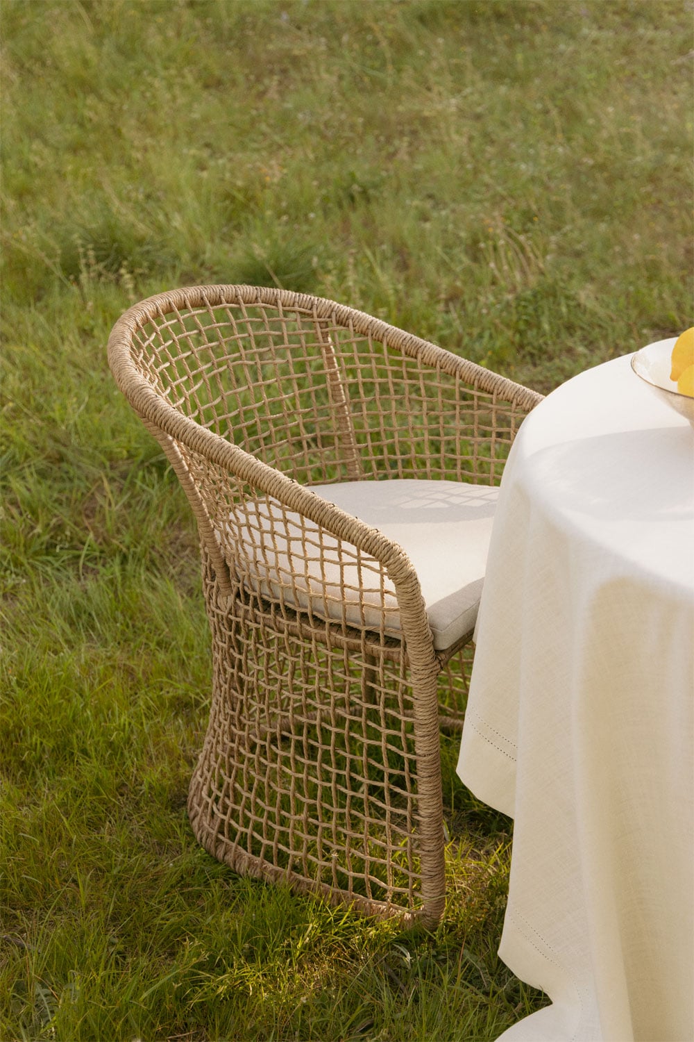 Outdoor chair NATURO, natural rattan