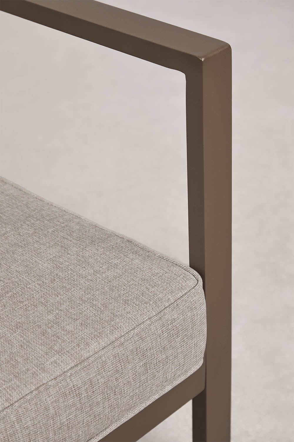 ALCANTO three-seater sofa, chocolate