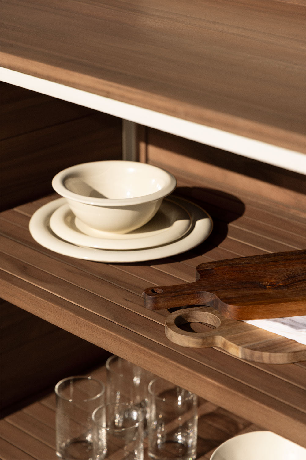 Kitchen module CULINARO, open shelves