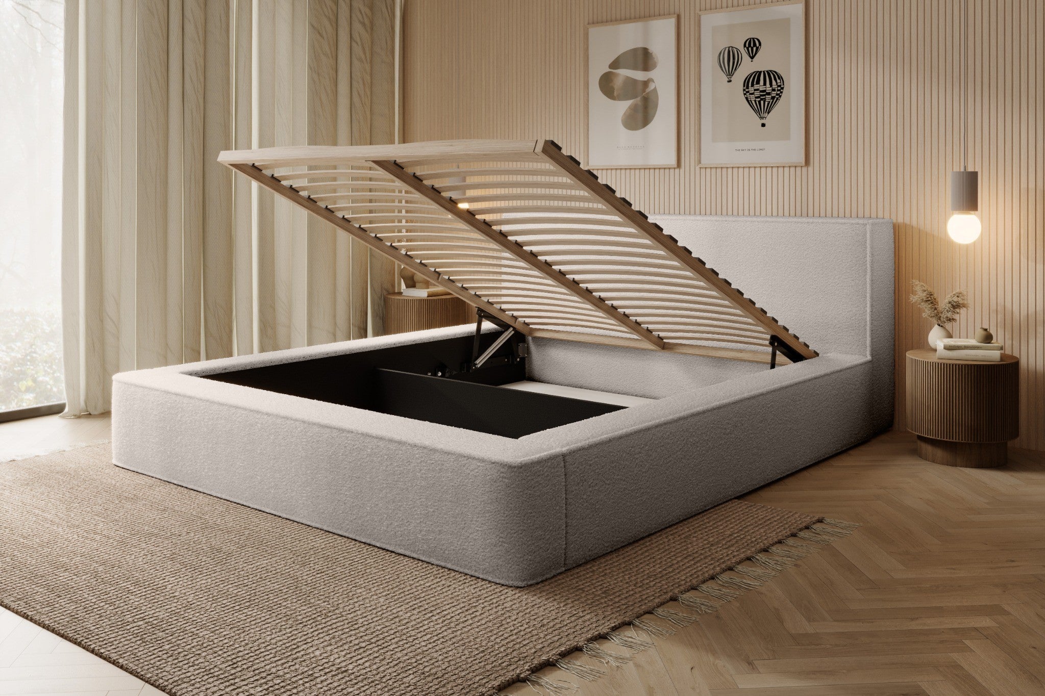 Lova BERNAND, šviesiai smėlinė