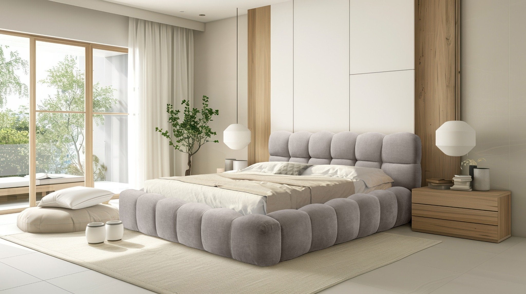 Miegamojo lova JASMIJA, trufa boston