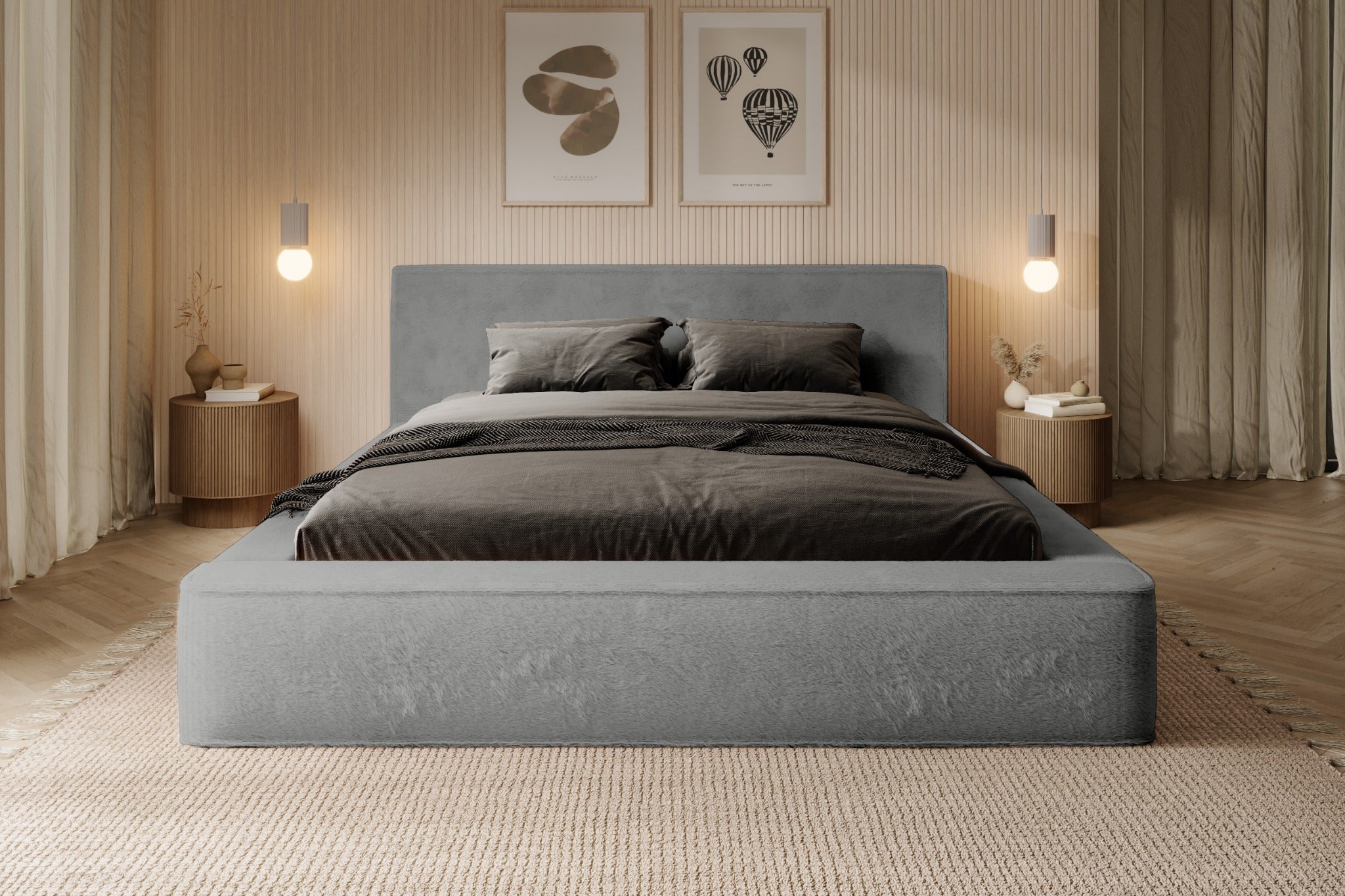 Lova JAMES, pilkai žalsva