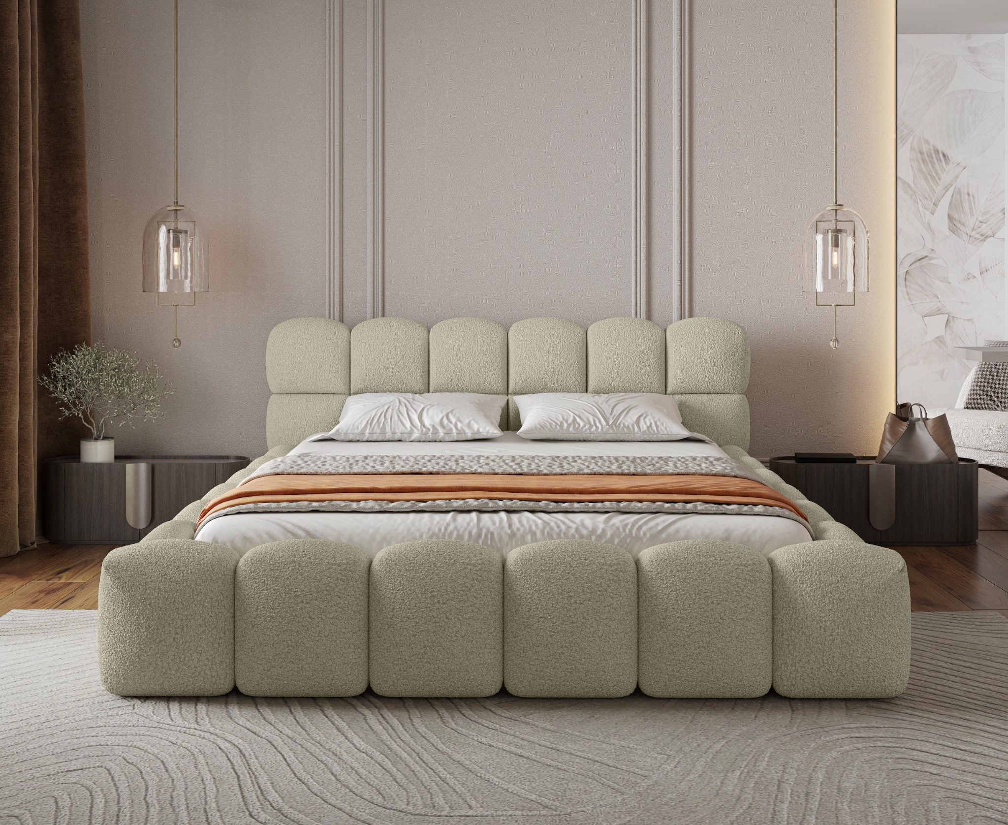 Miegamojo lova JASMIJA, smėlio quelle