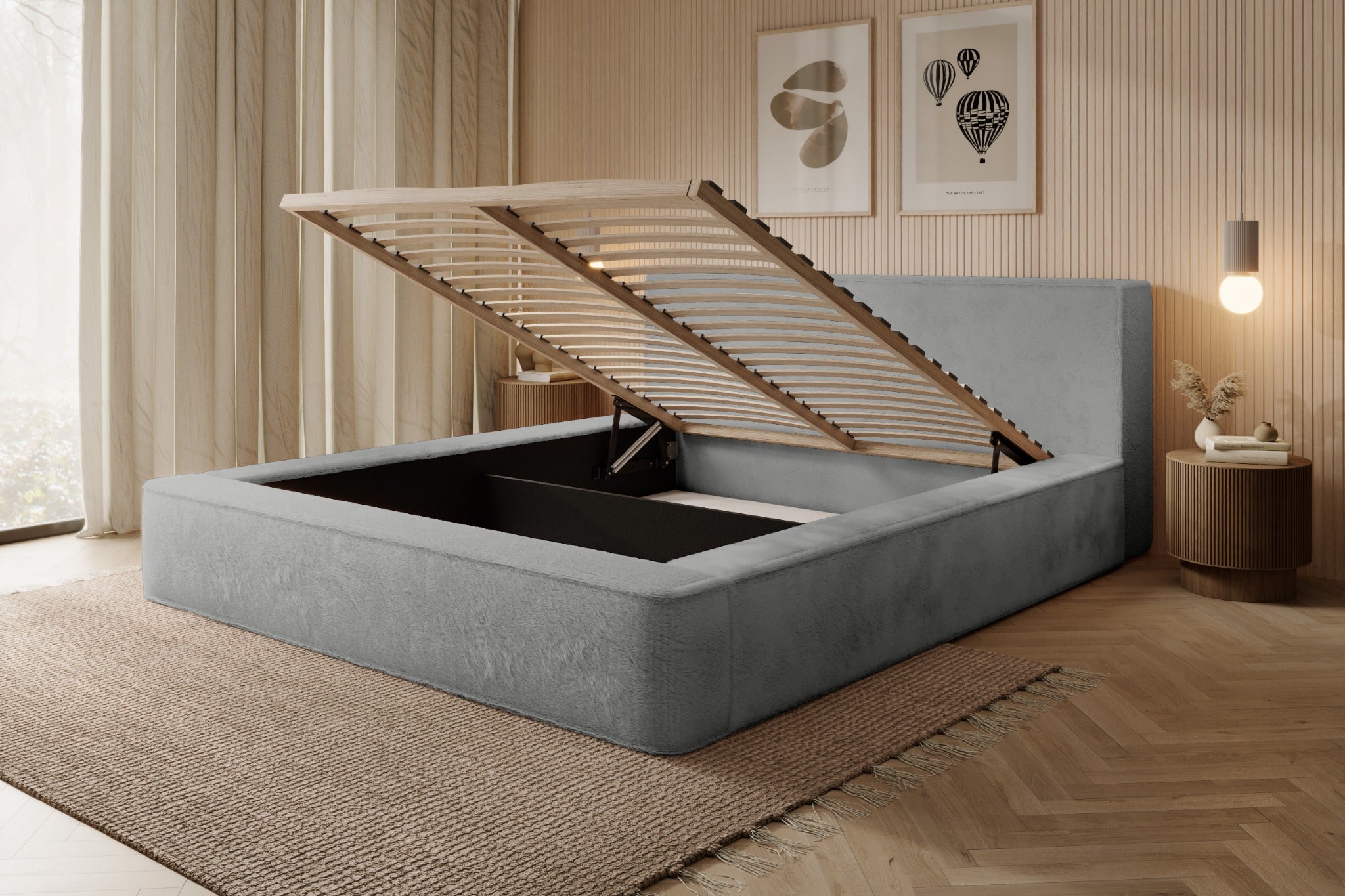 Lova JAMES, pilkai žalsva