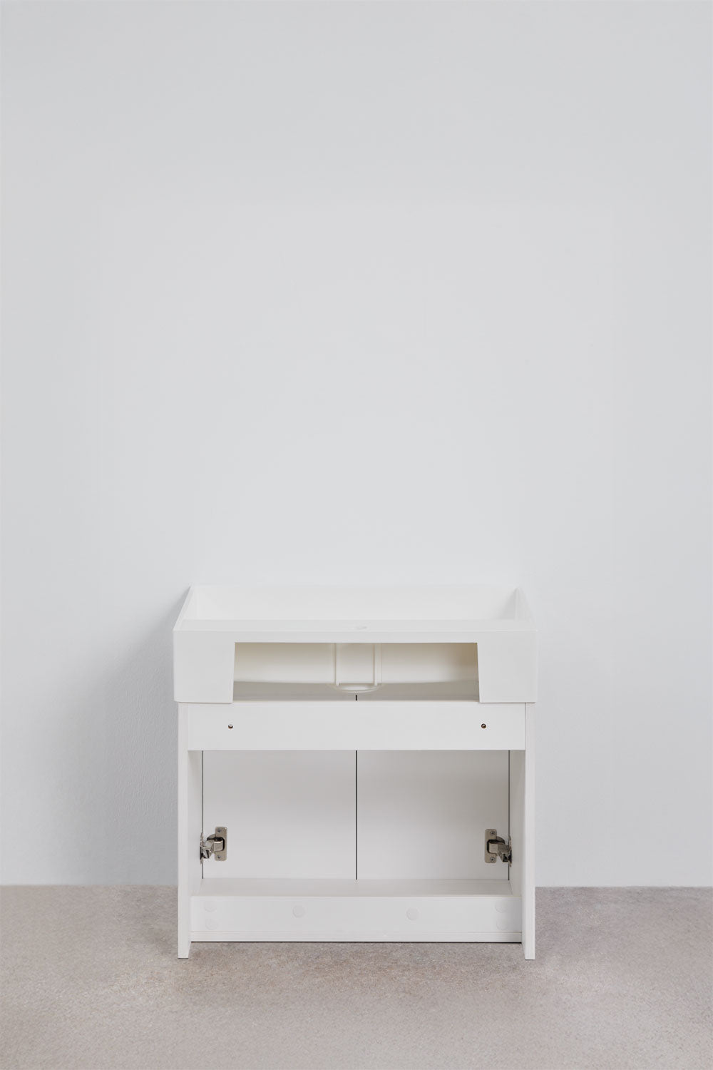 Vonios komplektas GENEVA, 60 cm, pakabinamas, baltas matinis