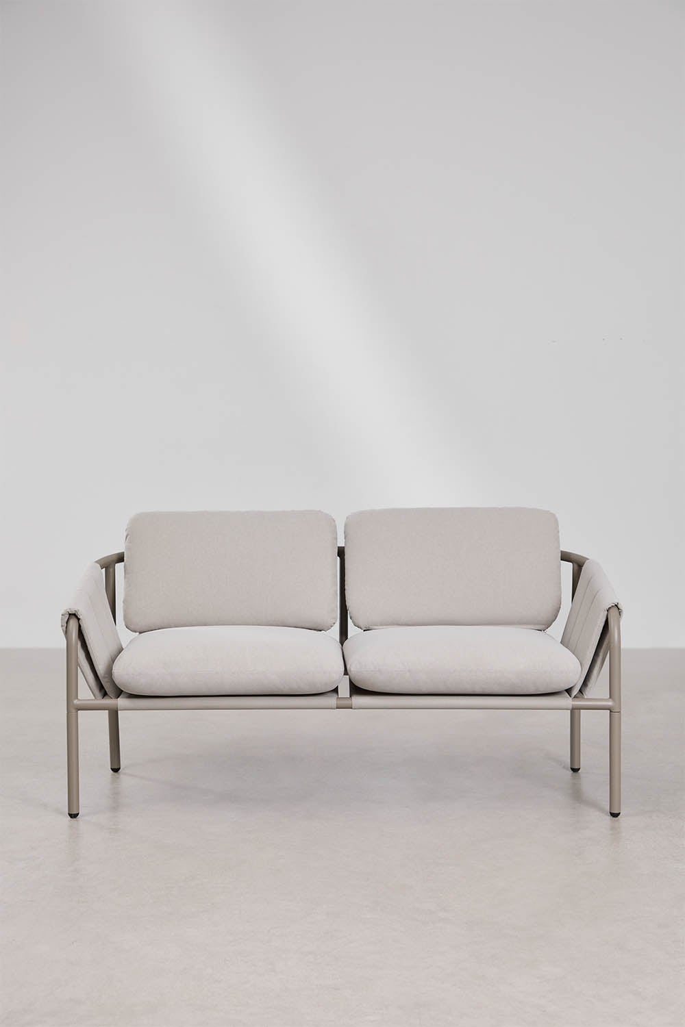 Dvivietė lauko sofa ZUNIKA, mokos ruda