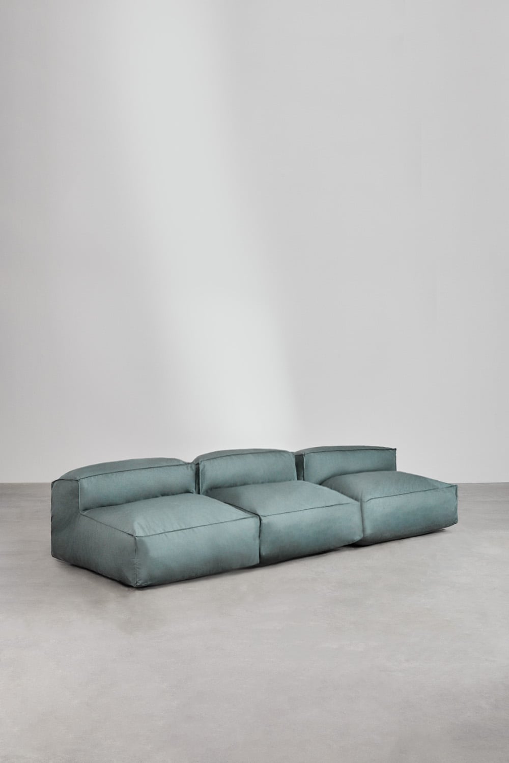 Modulinė lauko sofa VELVA, 3 vietos, žalia