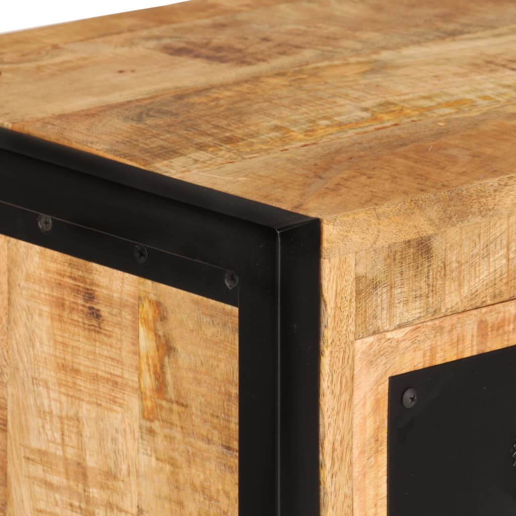 Vyno butelių laikiklis 16 butelių, mango medienos masyvas - Namų Idėja