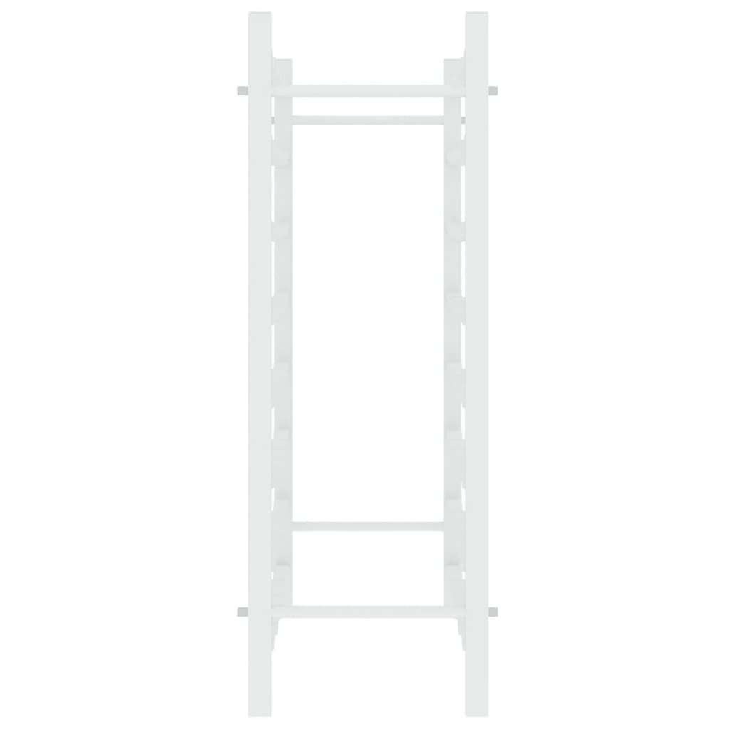 Vyno laikiklis 48 buteliams, baltos spalvos, metalas - Namų Idėja