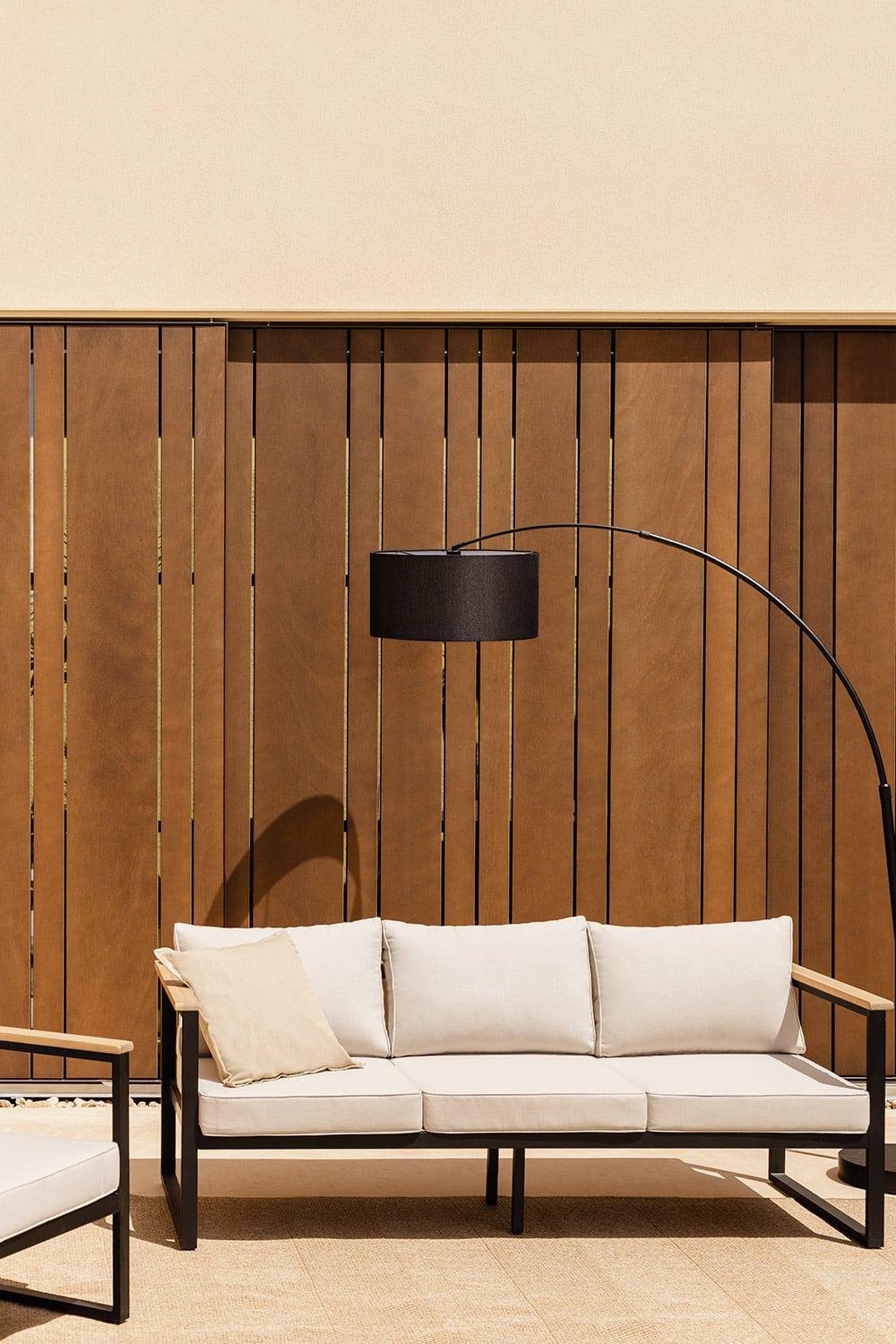 Sofa ALCANTO, trivietė, juoda