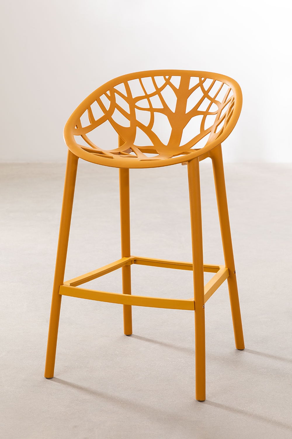 Baro kėdė MEKANO, garstyčių, 65 cm