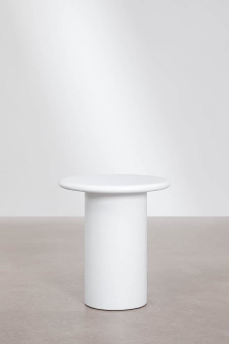 Apaļš palīggaldiņš NAVAARO Ø45 cm, cements