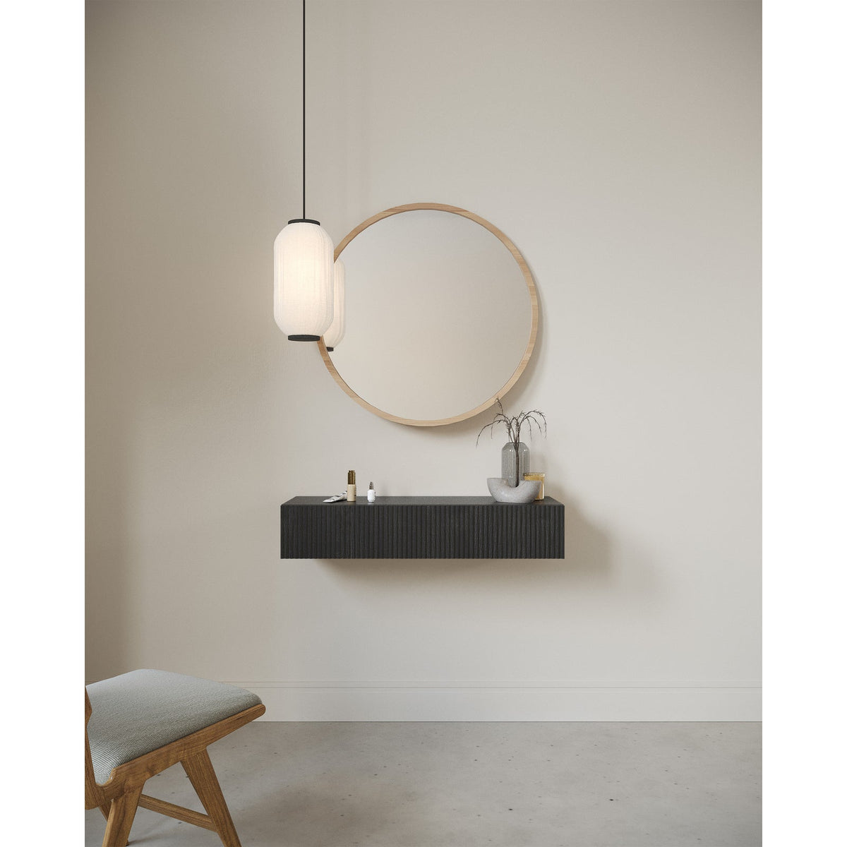 Konsolė MEABH, juoda, 90 cm, 2
