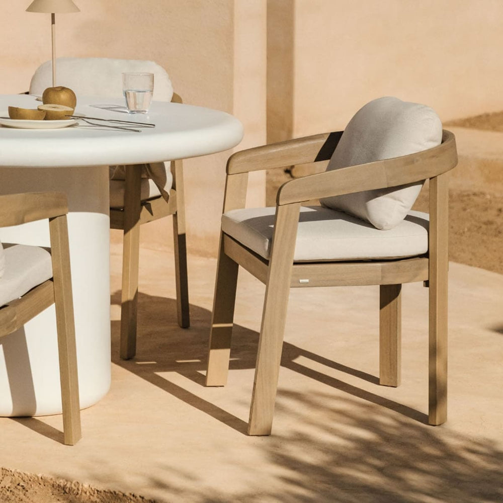 Outdoor chair ULENO, light acacia