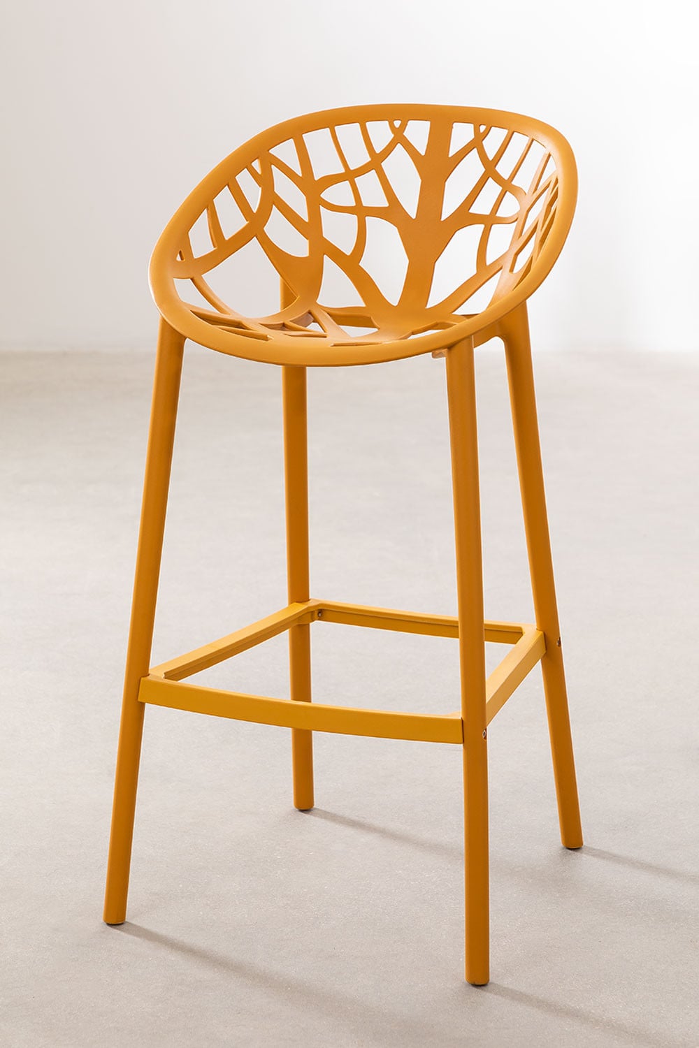 Baro kėdė MEKANO, garstyčių, 75 cm