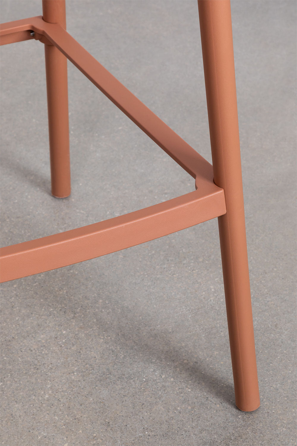 Bar Stool MEKANO, rust, 75 cm