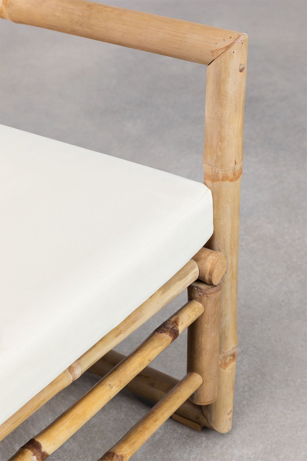 Armchair BAMBUNAS, natural bamboo
