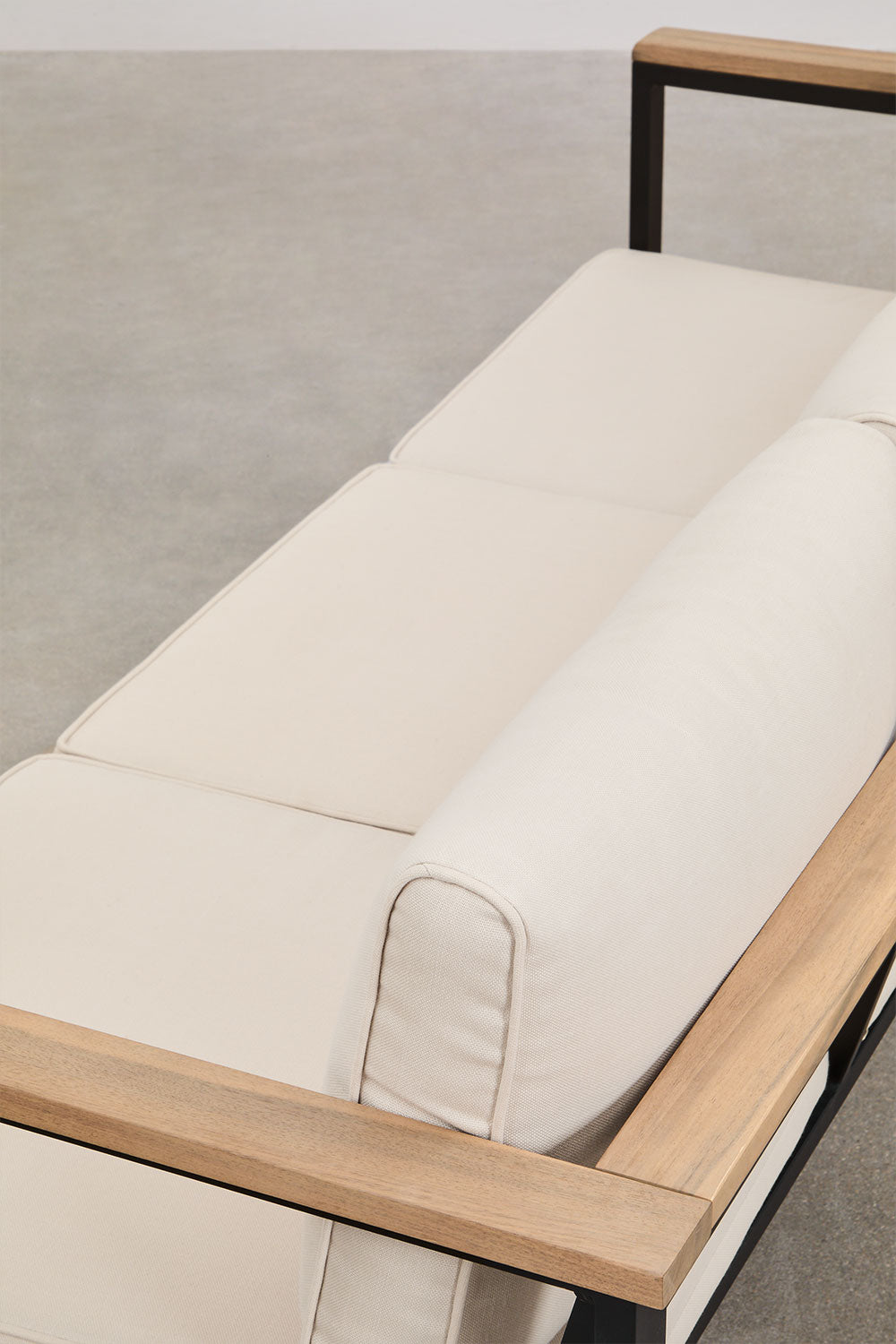 Sofa ALCANTO, trivietė, juoda