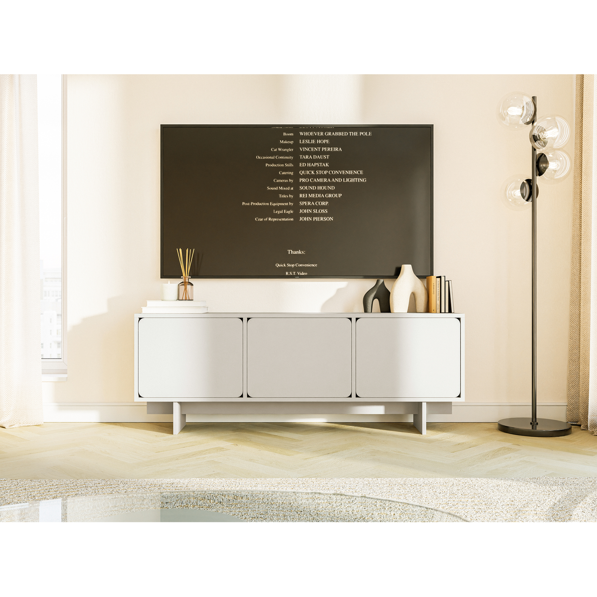 TV spintelė PARKO, 150 cm