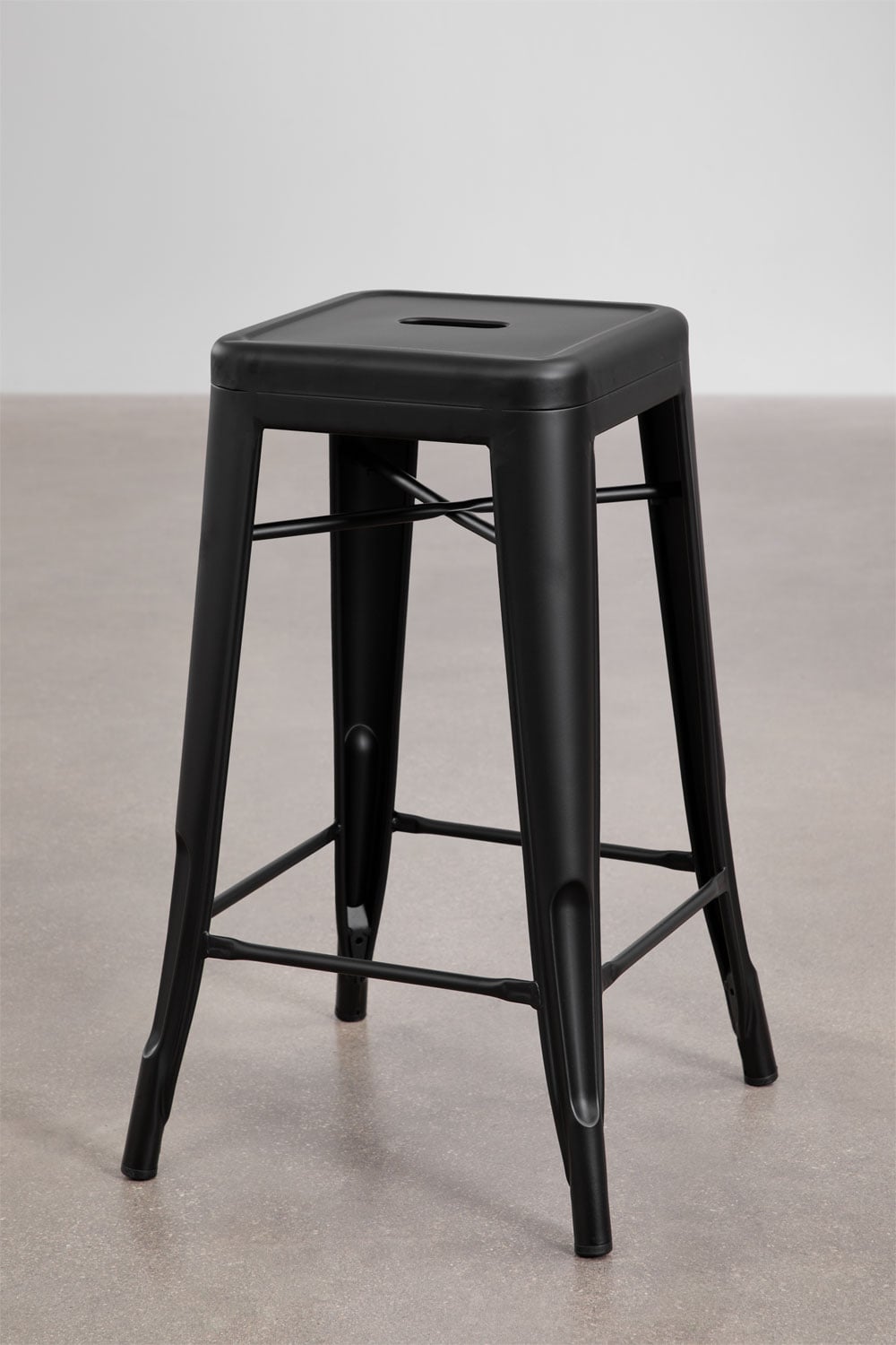 Baro kėdutė LIKSERA, Juoda, aukštis 65 cm (2 variantas)