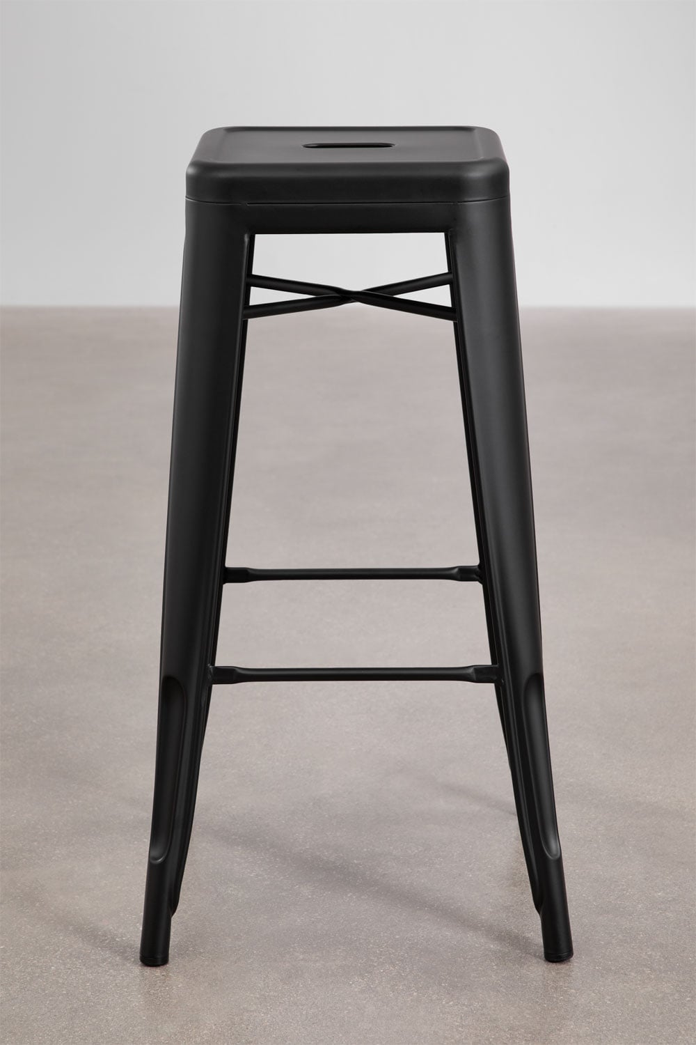 Baro kėdutė LIKSERA, Juoda, aukštis 75 cm (2 variantas)