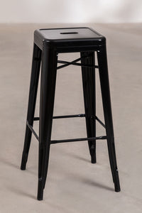Baro kėdutė LIKSERA, juoda, 75 cm