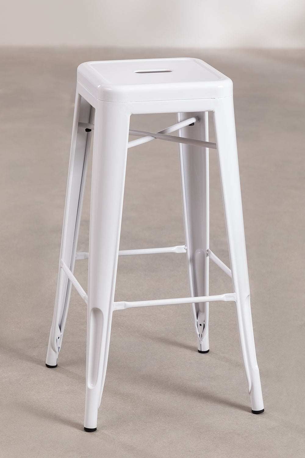 Baro kėdutė LIKSERA, Balta, 75 cm