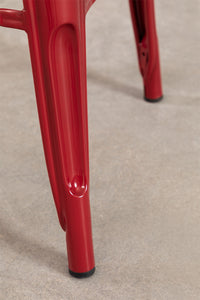 Baro kėdutė LIKSERA, Ruby Red, 75 cm