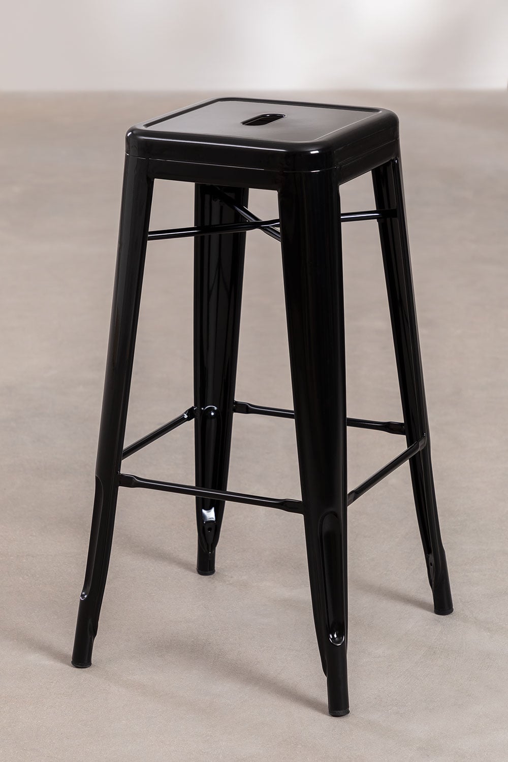 Baro kėdutė LIKSERA, Juoda, aukštis 75 cm (1 variantas)
