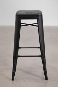 Baro kėdutė LIKSERA, juoda, 75 cm