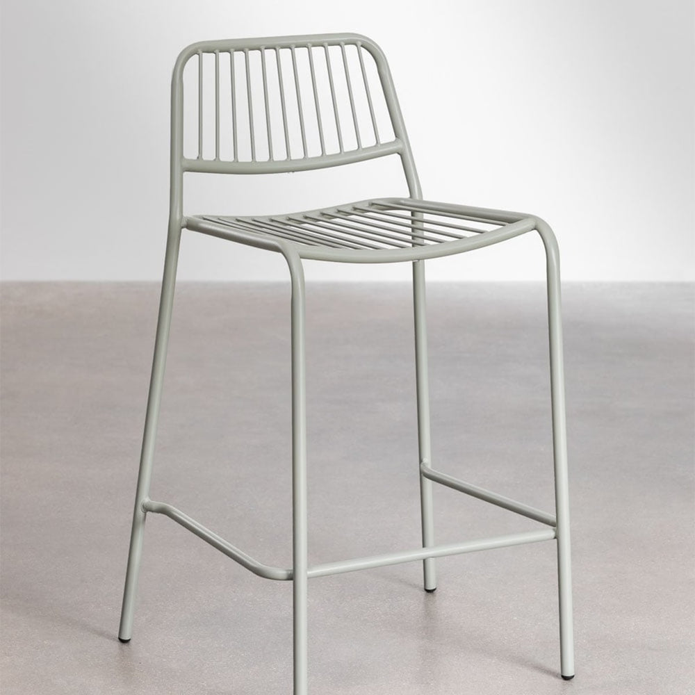 High outdoor chair ALERO, avocado, 65 cm