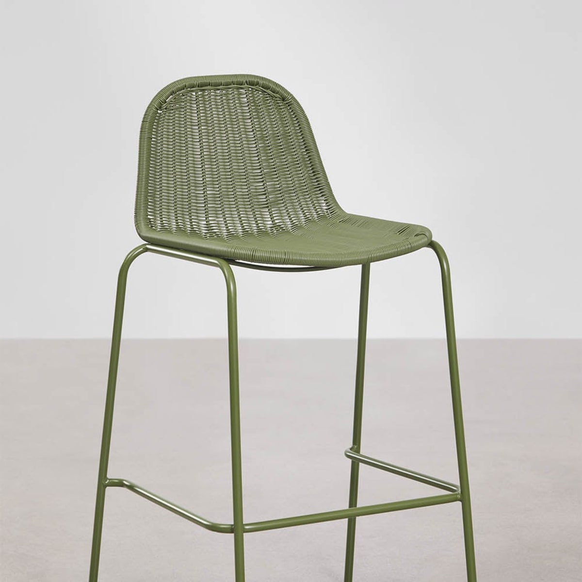 High chair ALTANO, olive green, 75 cm