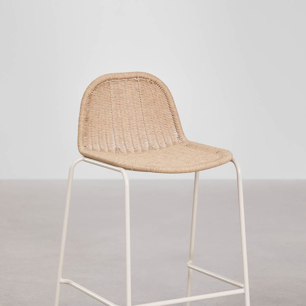 High stool ALTANO, cream, 65 cm