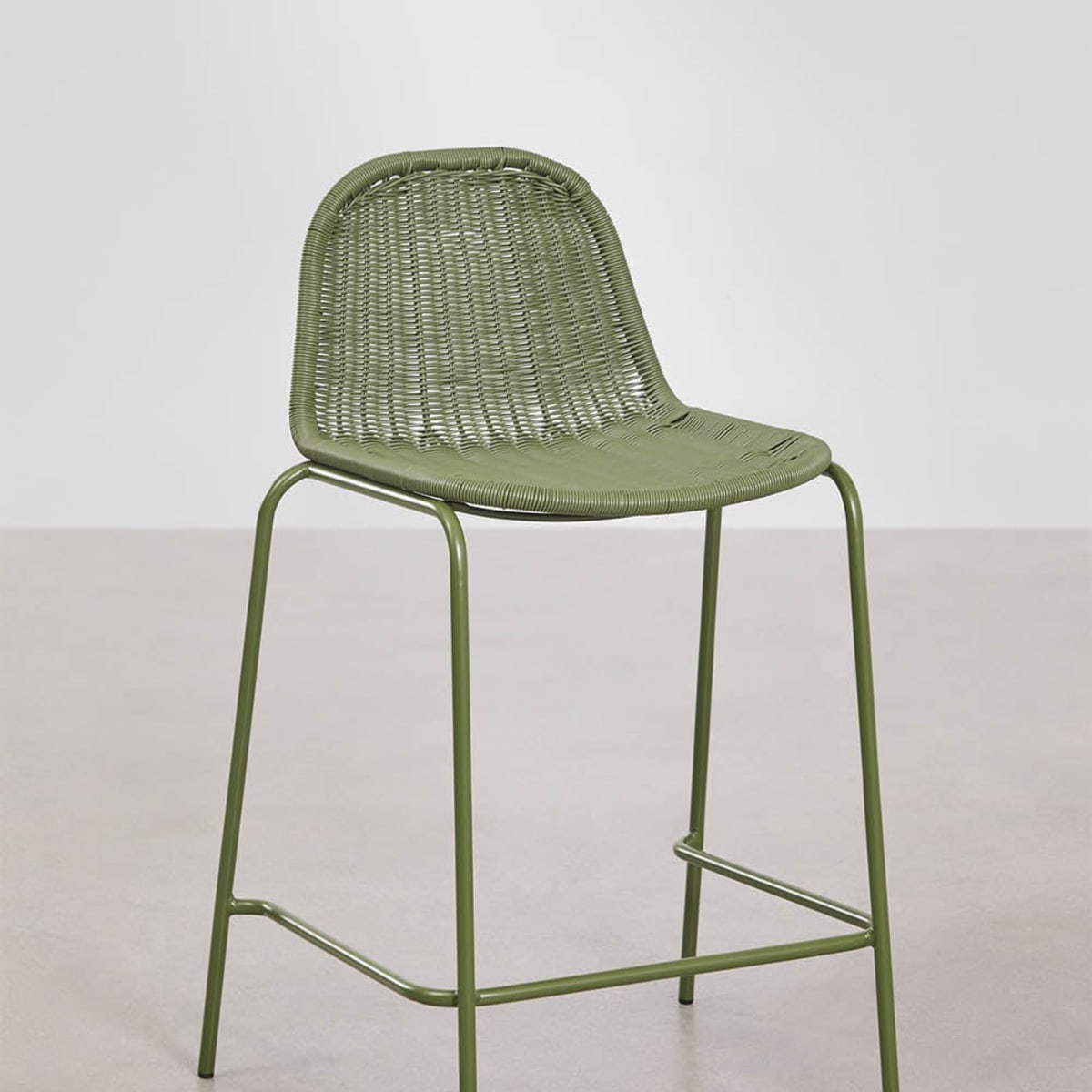 High chair ALTANO, olive green, 65 cm