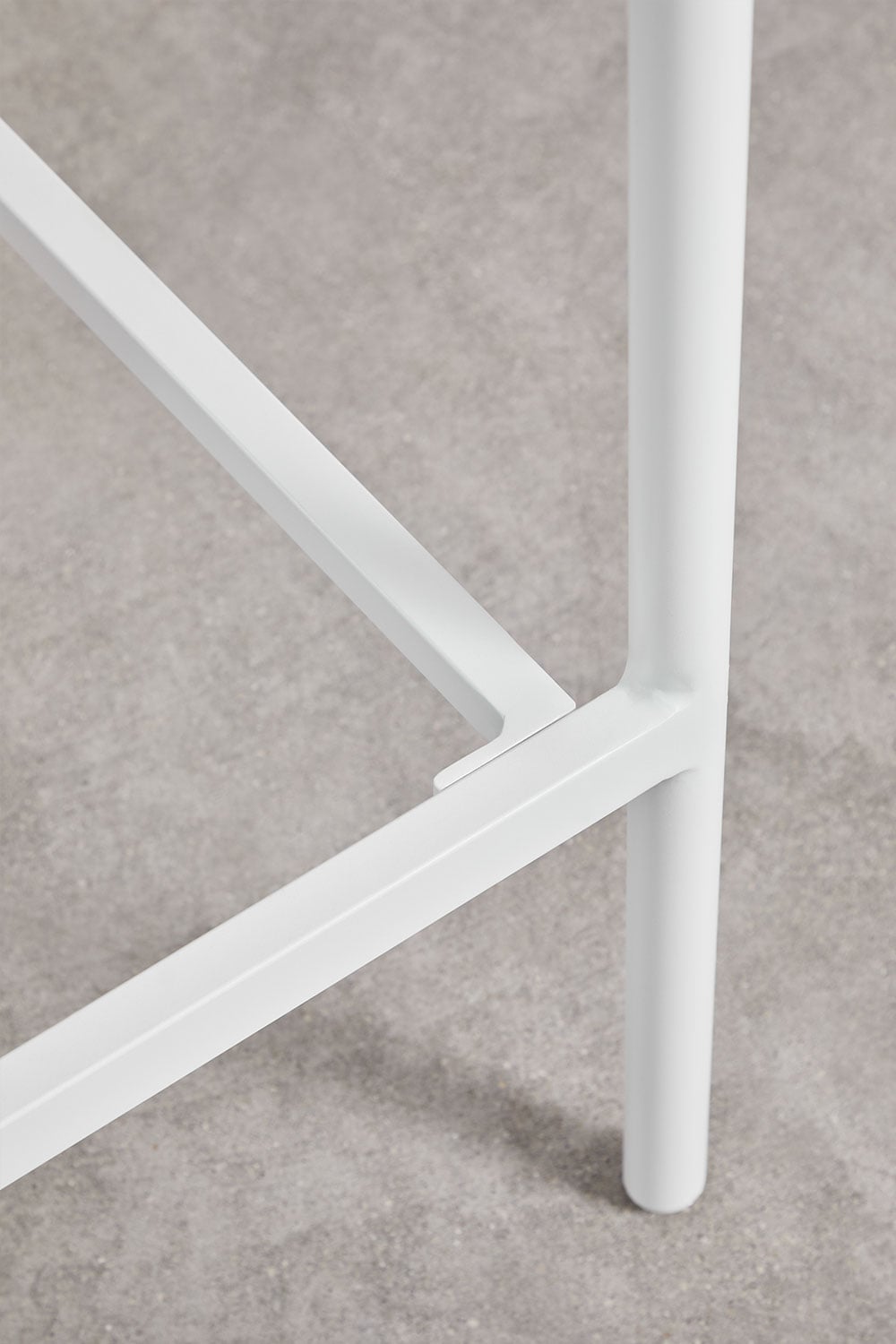 High outdoor chair ALTANO, white