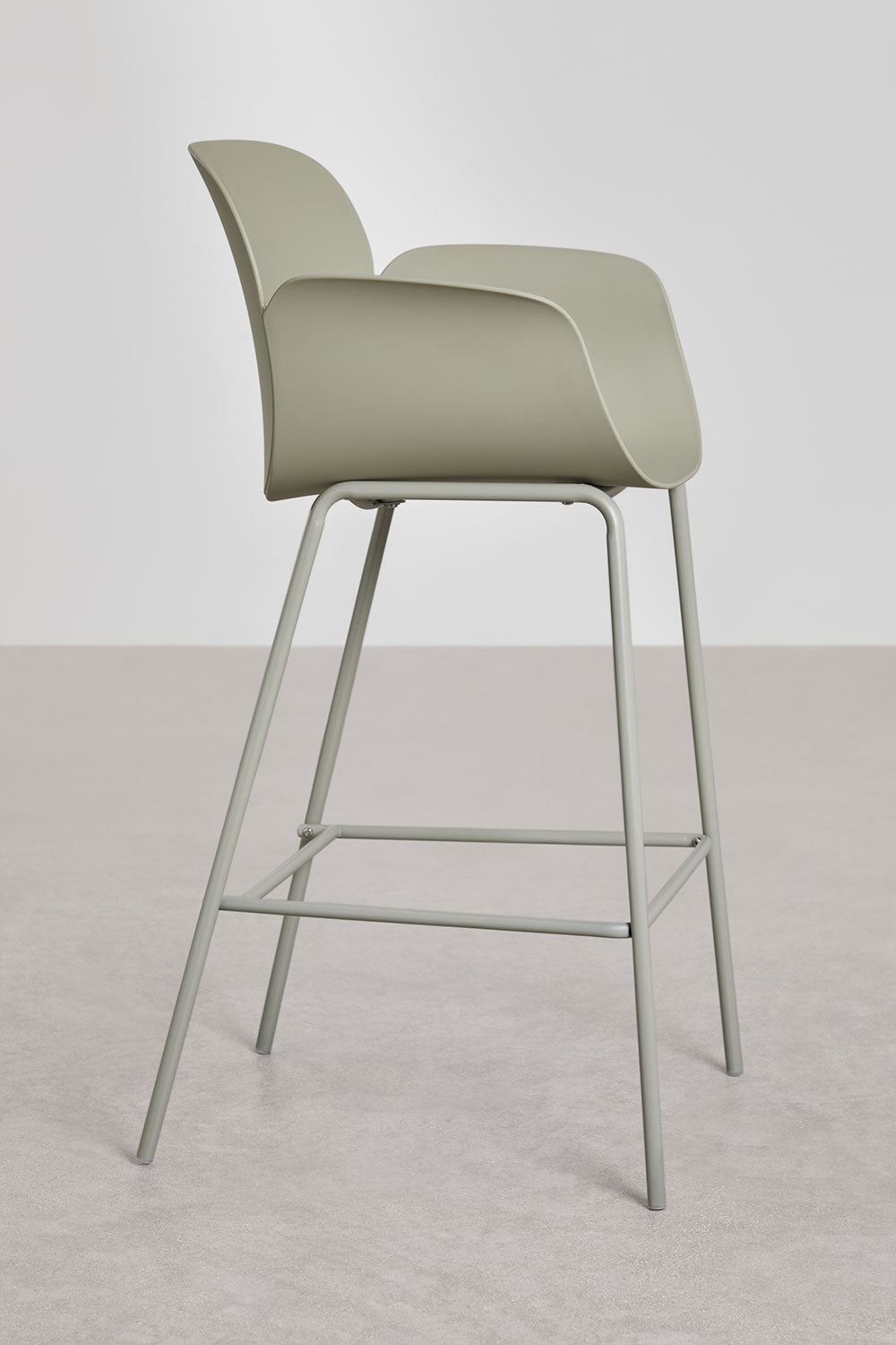 Bāra krēsls BOKA, bambuss zaļš, 75 cm