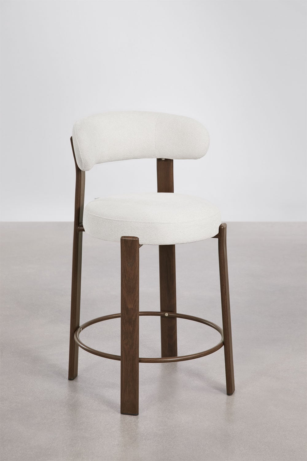 Baro kėdė KOROORO, tamsi/smėlinė, 65 cm