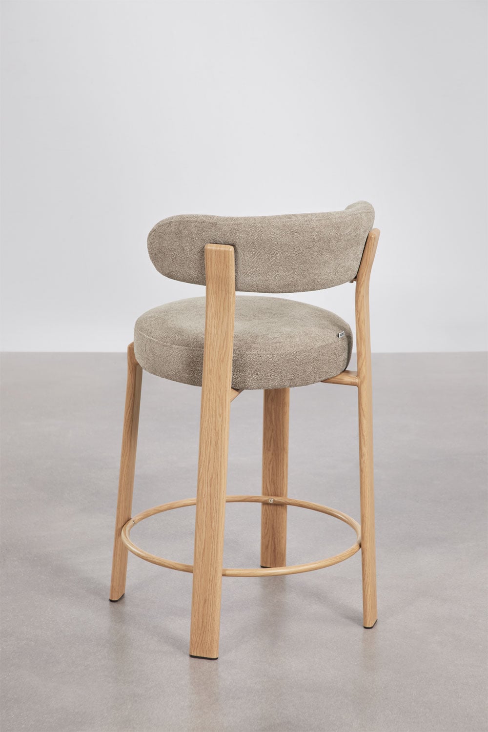 Baro kėdė KOROORO, natūrali/kvietinė, 65 cm
