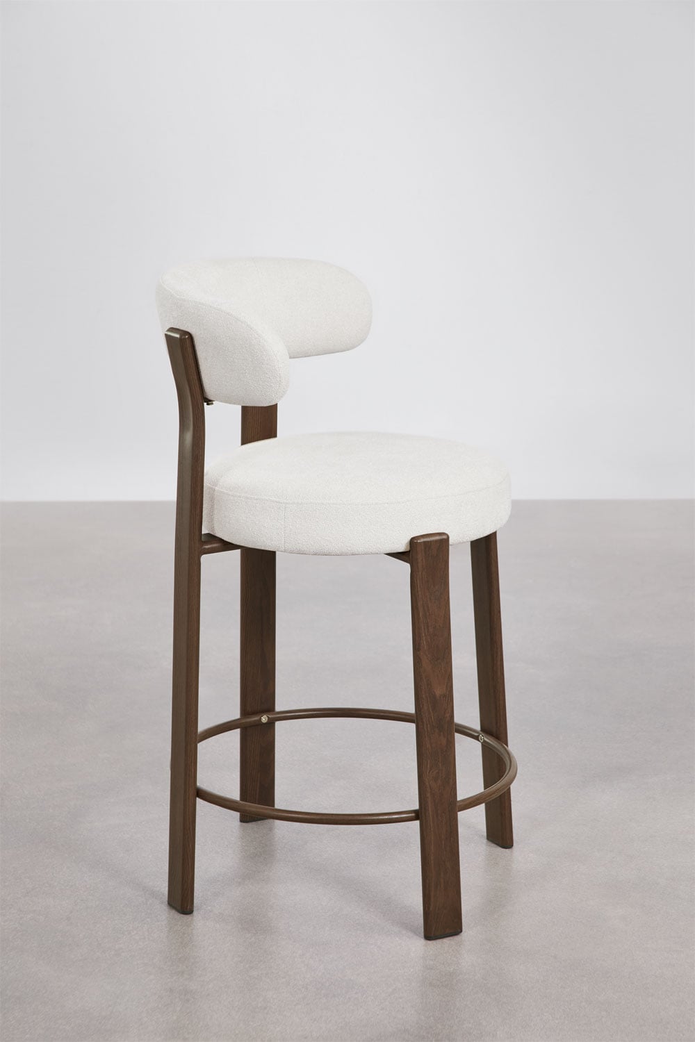 Baro kėdė KOROORO, tamsi/smėlinė, 65 cm