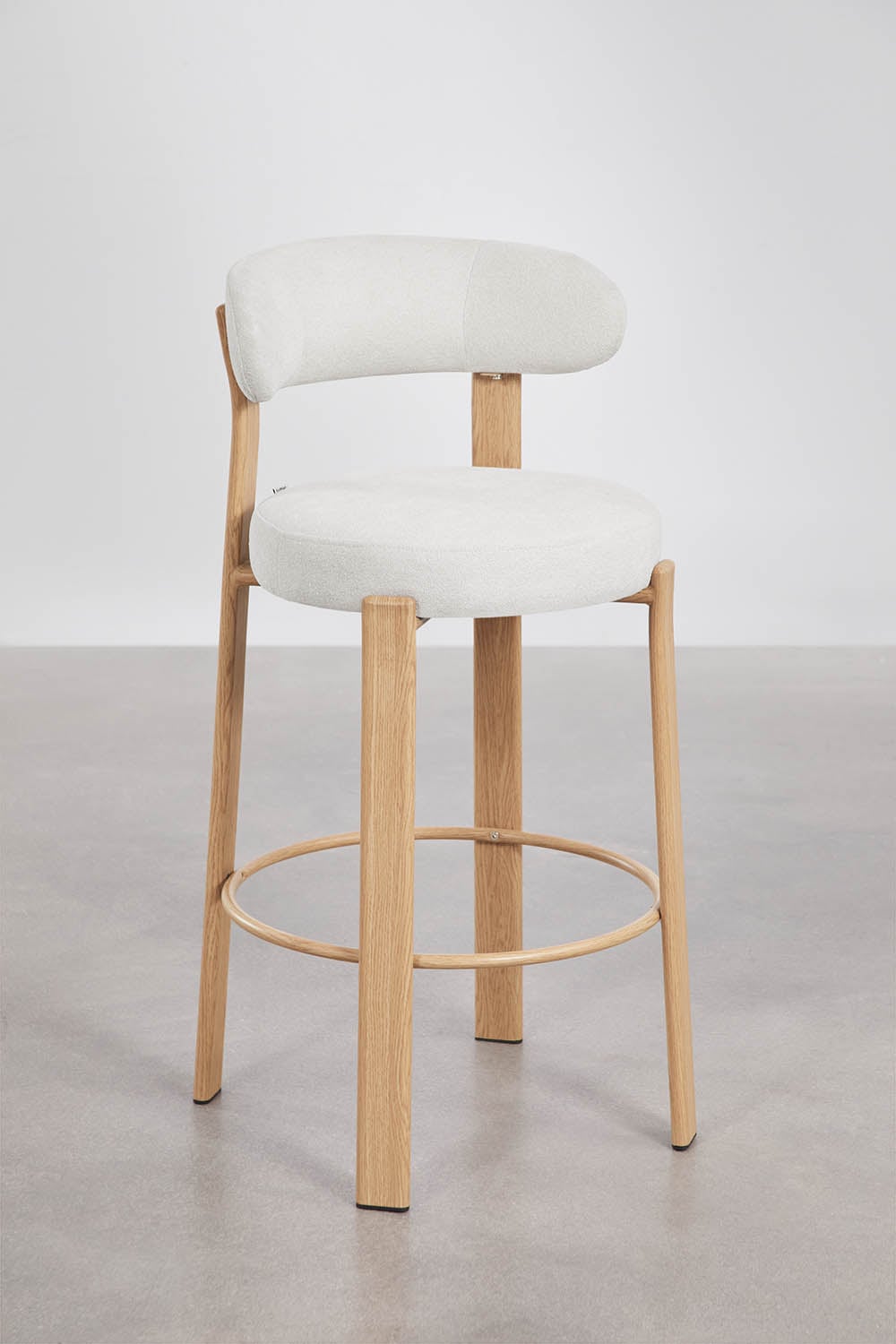 Baro kėdė KOROORO, natūrali/smėlinė, 75 cm