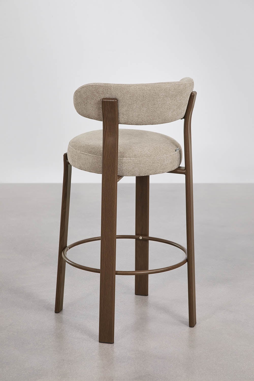 Baro kėdė KOROORO, tamsi/kvietinė, 75 cm