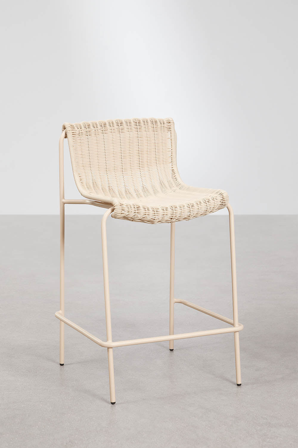 Baro kėdė REVIA, kreminė, 65 cm