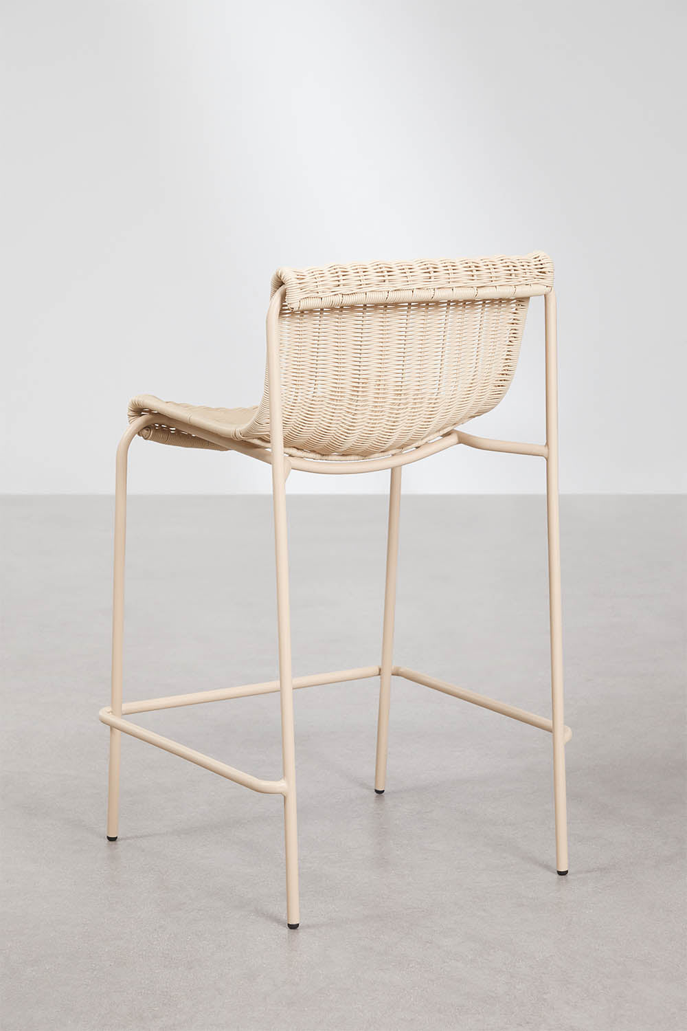 Baro kėdė REVIA, kreminė, 65 cm